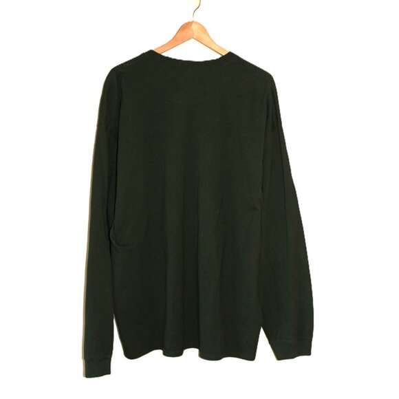 URBAN OUTFITTERS Men's Oversized Long Sleeve T-Shirt in Forest Green (XL) - Picture 2 of 6